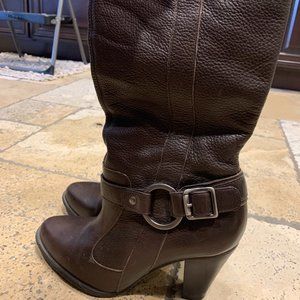 Antonio Melani Brown Leather Below Boots